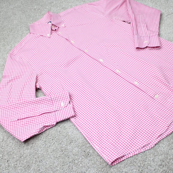 Charles Tyrwhitt Shirt Mens 16 1/2, 34 Pink Extra Slim Fit Non-Iron Cotton L/S - Picture 7 of 14